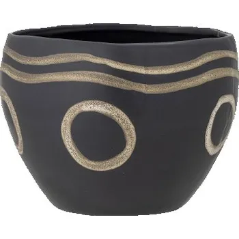 Květináč Kameninový květináč Magnus Waves 18,5 cm