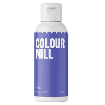 Potravinářské barvivo Olejová barva 100ml vysoce koncentrovaná Violet - colour mill
