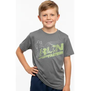 Chlapecké tričko FUNKČNÍ TRIČKO RUN S KRÁTKÝM RUKÁVEM PRO KLUKY NOVINKA Barva: Šedá, Velikost: 164