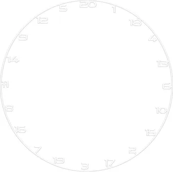 Terč na šipky Číselník na sisalový terč Bullet Apex White