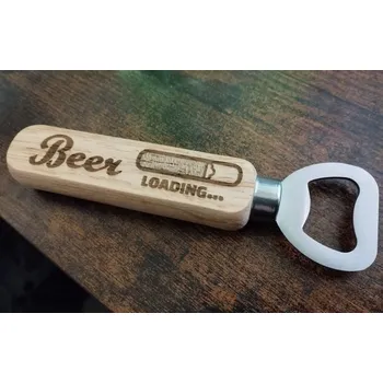 Otvírák Otvírák s dřevěnou rukojetí s vlastním gravírováním