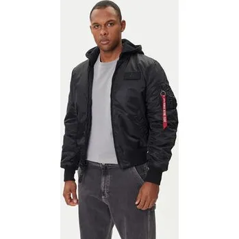 Pánská bunda Alpha Industries Bunda bomber AI.128113-285-3XL Černá Slim Fit S