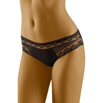 Dámské spodní prádlo Kalhotky Wolbar Eco-Bo - bavlna Černá XL