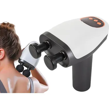 Masážní přístroj Verk Masážní pistole na záda s 8 nástavci, výkonná Velikost: Univerzální