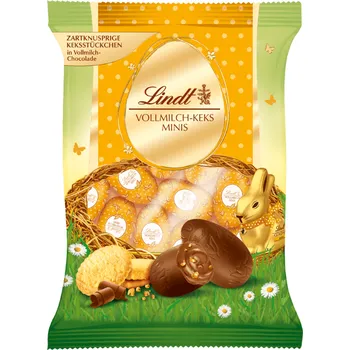 Čokoláda Lindt Čokoládová vajíčka s kousky sušenek 100g