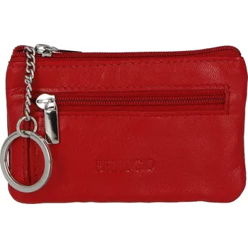 Kožená klíčenka Bellugio KEYS, červená