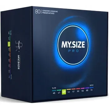 Kondom MY.SIZE PRO 49 mm kondomy PERFEKTNÍ VELIKOST 80 ks