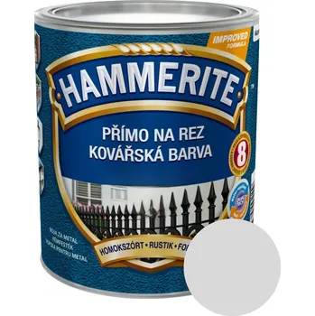 barva na kov Hammerite přímo na rez kovářská barva Barva: Stříbrný, Objem: 0,75l