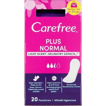 Menstruační vložka Carefree Plus Normal intimky s jemnou vůní 20 ks