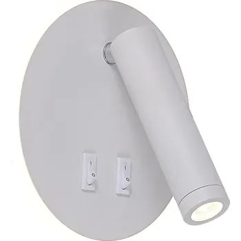 Nástěnné svítidlo Zuma Line W4107-WH-LED Nást. bodové svítidlo CIRCA LED/5,5W/230V + LED/2,5W bílá