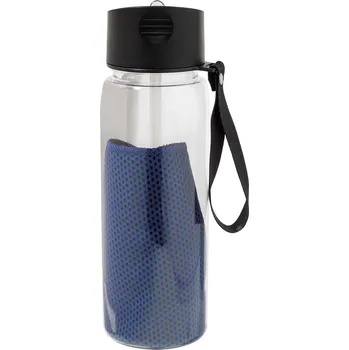 Láhev sportovní lahev z RPET s ručníkem - AP800278-06