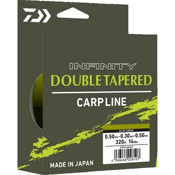 Daiwa Ujímaný Šokový Vlasec Double Tapered Mono 320 m - 0,30-0,50 mm