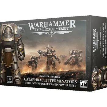 Desková hra Games Workshop Horus Heresy: Cataphractii Terminators with Combi-bolters and Power Fists