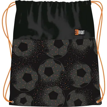 Sáček na přezůvky a cvičební úbor St.RIGHT - FOOTBALL, S01, rozměry: 34 x 43 cm AKCE
