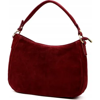 Kabelka Vera Pelle kabelka z pravé kůže červená