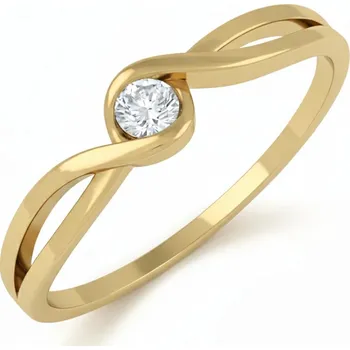 Prsten Soliter Zásnubní prsten ze žlutého zlata 226 001 01037 00 57 mm + 2 měsíce na vrácení zboží
