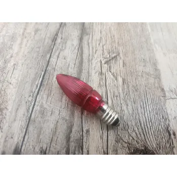 Vánoční dekorace DANAPO Vánoční žárovky náhradní svíčky 14V 5W E10 barevné Varianta: Červené 14V