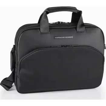 PORSCHE DESIGN Voyager Nylon Briefcase S Aktovka taška cestovní i manažerská černá (Kompaktní aktovka s přihrádkou na notebook o velikosti 15" a nastavitelným ramenním popruhem.)
