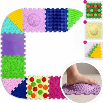 Hrací deka Masážní podložka Ortek Multi Mix 6 dílů + 6 sektorů