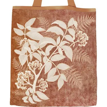 Plátěná nákupní taška - Podzimní kapradí