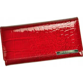 Peněženka Gregorio peněženka z pravé kůže červená - dámská
