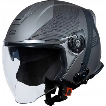 Helma na motorku Helma ORIGINE PALIO 2.0 + BT HYPER matná černá titanová L
