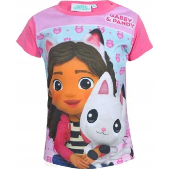 Chlapecké tričko Tričko Cerda Gabby's Dollhouse, vícebarevné, velikost 98 cm