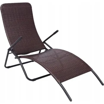 Zahradní lehátko Béžové plast Lehátko VidaXL