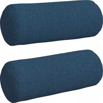 Polštář Polštáře 2 pcs Modrá Ø 15 x 40 cm textil