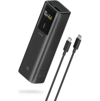Powerbanka Cuktech CKPB100PGLBL Powerbanka 10000mAh, USB-C + USB-A, 150W, černá
