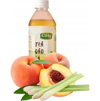 Limonáda Cozy Broskový čaj s citronovou trávou 455 ml