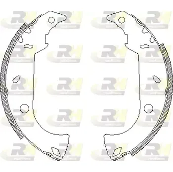 Brzdová čelist ROADHOUSE Brzdové pakny RDH 4180.00