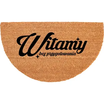 Rohožka PŮLKRUHOVÁ KOKOSOVÁ VSTUPNÍ ROHOŽKA - VTIPNÁ, HUMORNÁ - BEZ PŘÍPRAVY