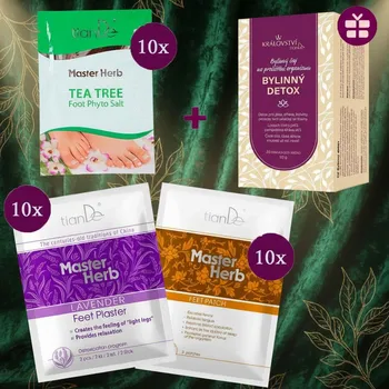 Doplněk stravy Kompletní detoxikační péče pro nohy a tělo