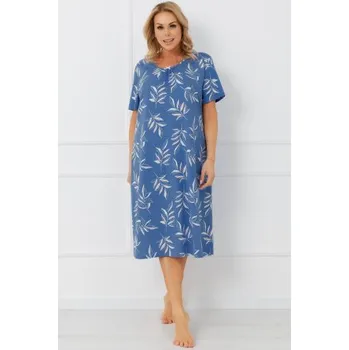 Dámské oblečení Noční košile Italian Fashion Perina - bavlna Modrá 2XL