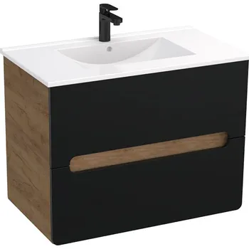 Koupelnový nábytek BPS-koupelny Koupelnová skříňka s keramickým umyvadlem Lukrecia B 80-2Z