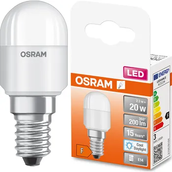 Žárovka LED žárovka do lednice T26 2,3W = 20W E14 Osram 6500K