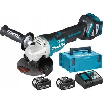 úhlová bruska Makita DGA517RTJ Akumulátorová Úhlová bruska 125 mm, regulace otáček