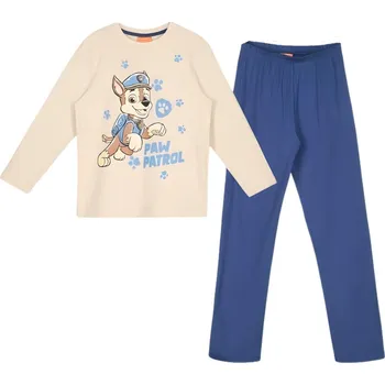 Chlapecké pyžamo PYŽAMO TLAPKOVÁ PATROLA Erve 39971 béžovo - tm. modré AKCE Velikost: 92