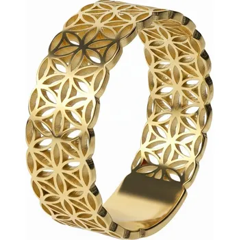 Prsten Soliter Prsten ze žlutého zlata Květ života 221 051 00702 00 58 mm + 2 měsíce na vrácení zboží