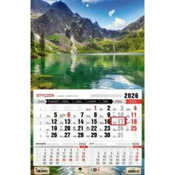 Kalendář Kalendarz 2026 jednodzielny tatry