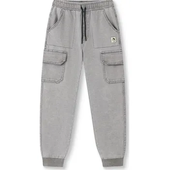 Sportovní kalhoty Wolf & Wolfie T2661 (imitace rifloviny) šedé