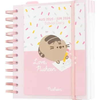 Diář OEM Akademický plánovací diář 2025/2026 Pusheen (14 x 16 cm)
