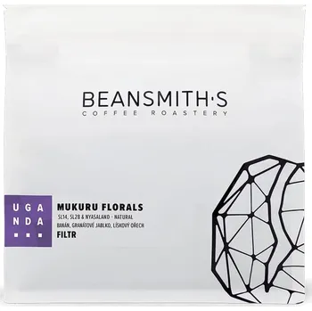 Dárková taška Beansmith´s výběrová káva Mukuru Florals, 250 g
