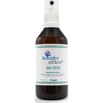 Lék pro psa a kočku Koloidní stříbro Vet ZOO sprej 15 ppm 100 ml