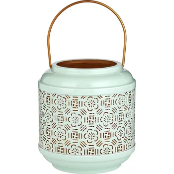 kempingová lampa Butlers WABI SABI Lucerna 15 cm - mátová