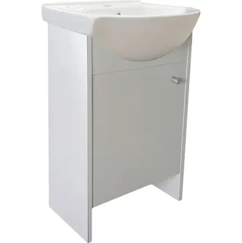 Koupelnový nábytek BPS-koupelny Koupelnová skříňka s keramickým umyvadlem Paola 45 P/L