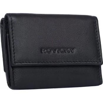 Peněženka Rovicky dámská peněženka z pravé kůže černá