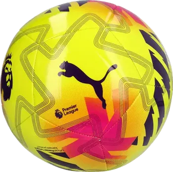 Fotbal Fotbalový míč Puma Orbita Play Lights Premier League velikost 5 žlutý