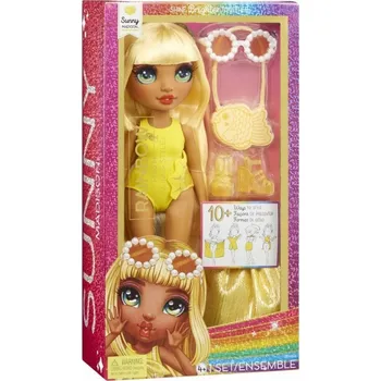Panenka Panenka panenka MGA Rainbow High žlutá v plavkách s doplňky